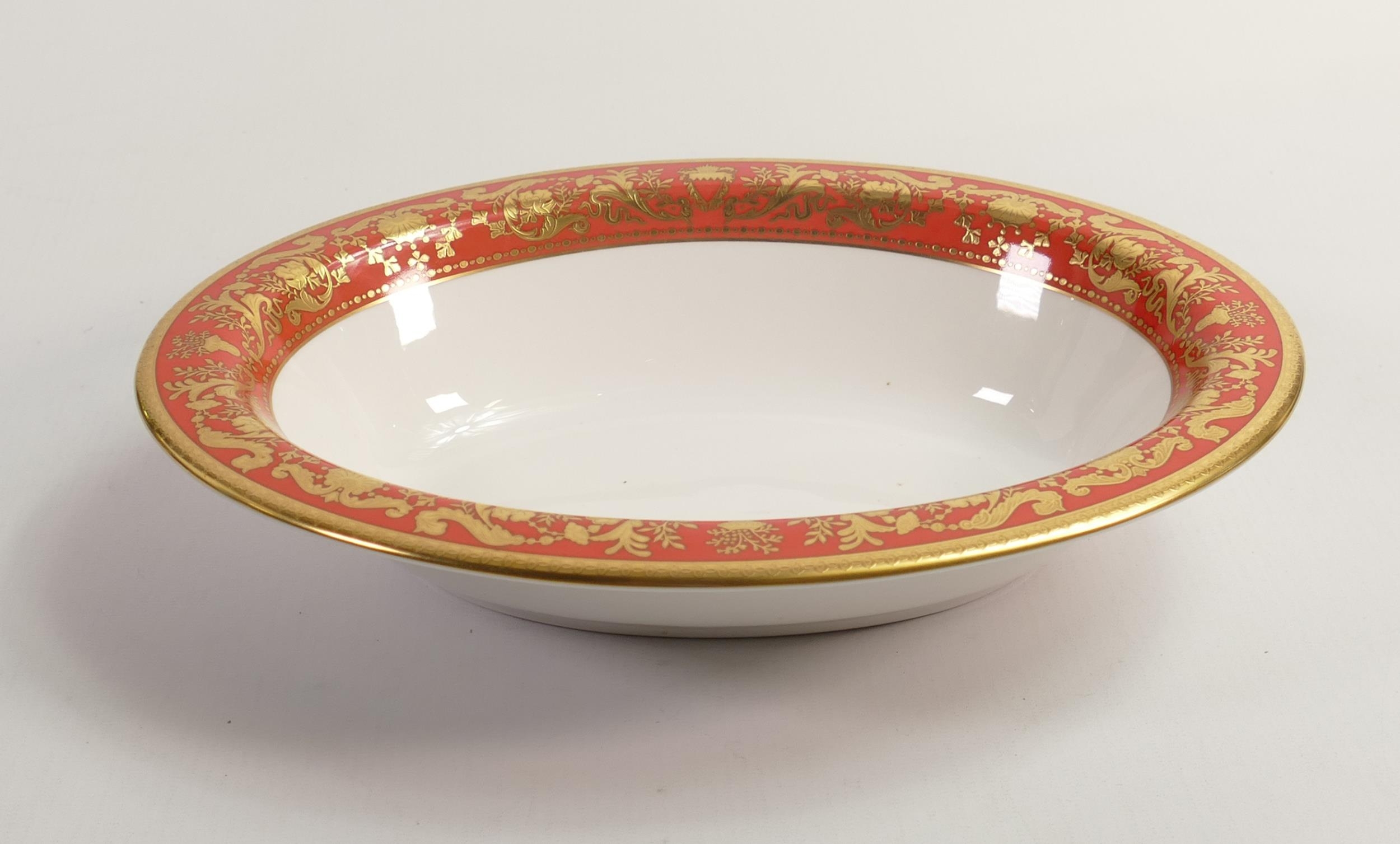 De Lamerie Fine Bone China Burnt Orange Oval Open Veg Bowls , specially made high end quality