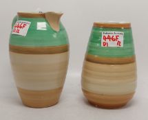 Shelley Water Jug Together With Vase Marked 973 (2)