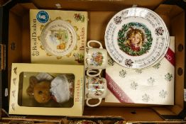 A mixed collection of items to include Royal Doulton Bunnykins Mug & Plate, Royal Doulton