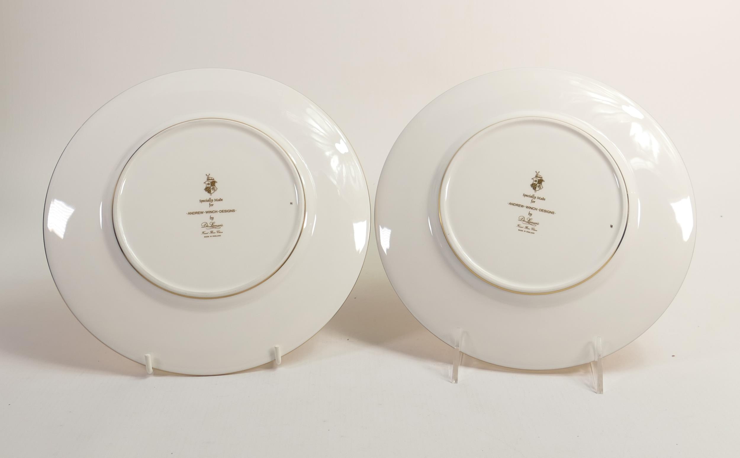 De Lamerie Fine Bone China Special Commission Royale for Superyacht Madame Gu Patterned Salad Plates - Image 2 of 2