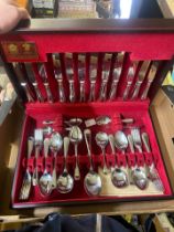 Arthur Price Canteen of Cuttlery in original wooden case (64 pieces)