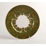 De Lamerie Fine Bone China Green Majestic Patterned Dinner Plate , specially made high end quality