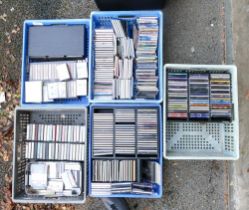 Five Boxes of Pop & Easy Listening CD's & Cassettes (5)