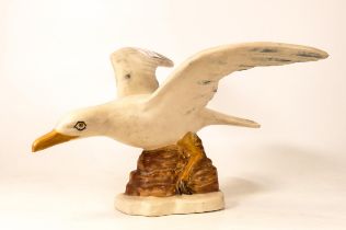 1930's Shorter & Sons pottery seagull figure. Height 20cm