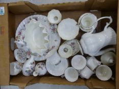 Mixed collection of ceramic items to include Minton Haddon Hall small planter and pin dishes, posy