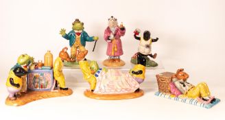 A Collection Of Figures From The Wind In The Willows Comprising Tableau Persuading Ratty WW4,