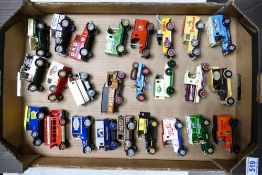 A collection of Matchbox Models of Yesteryear Advertising Vintage Model Toy Trucks