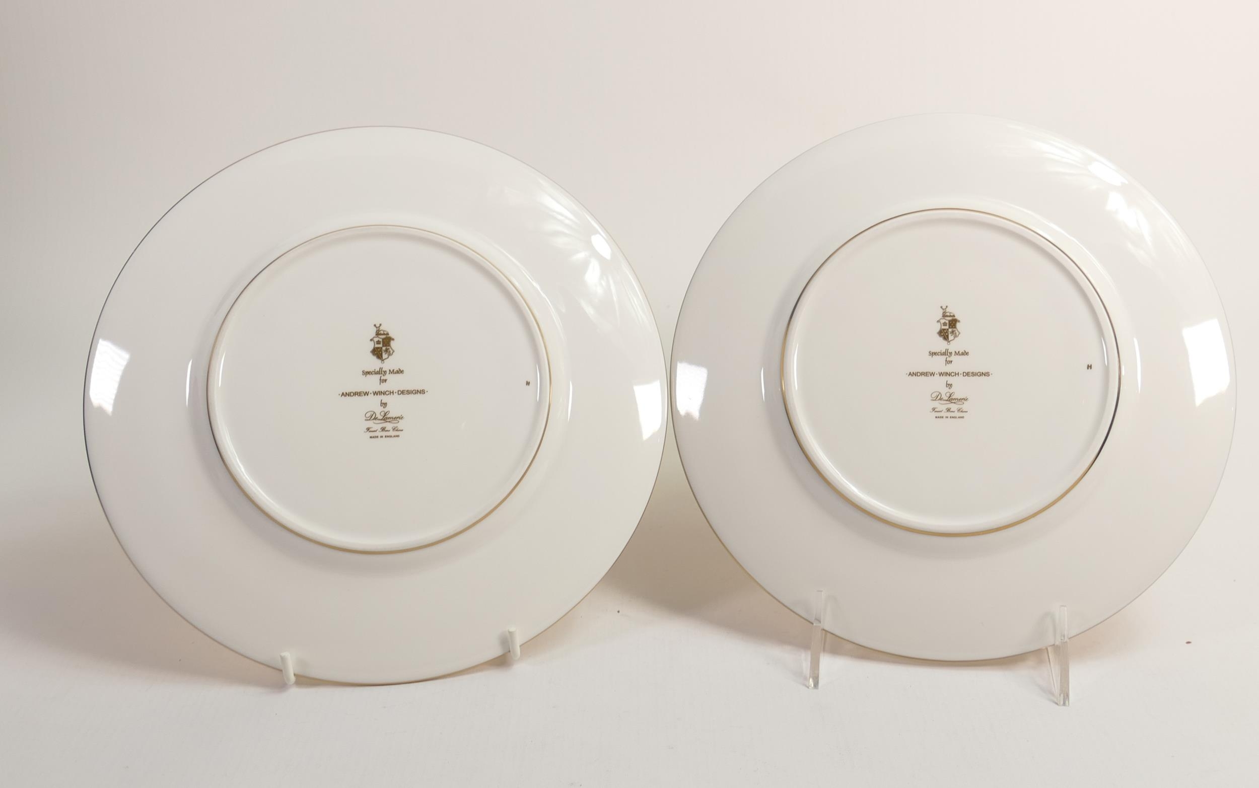 De Lamerie Fine Bone China Special Commission Royale for Superyacht Madame Gu Patterned Salad Plates - Image 2 of 2