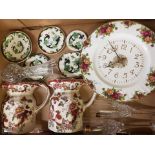 A mixed collection of items to include Masons Chartreuse pattern pin dishes, Royal Albert Old