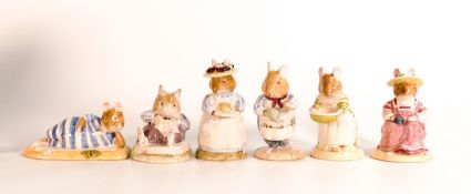 Boxed Royal Doulton Brambly Hedge Figures to include Mr Apple, Mrs Apple, Mr Saltapple, Mrs