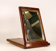 An Edwardian Inlaid Military Campaign Mirror. Length: 27cm