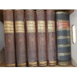 Five vols. of Old and New London Illustrated by Edward Walford together with an 1881 Edition of