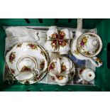 Royal Albert Old Country Rose Patterned Tea set ( nip to teapot noted)