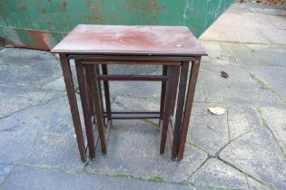 Edwardian nest of three tables