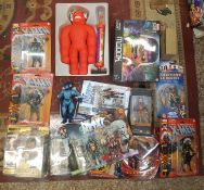 A Mixed collection of Boxed Toys to include Marvel Uncanny X-Men, Batman, Superman, Star Wars, Bruce