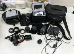 Pentax K200D Digital Camera & accessories including 18-55mm lens, Sigma UC Zoom 70-210, Sigma UC