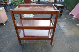 1920's Mahogany tea trolley