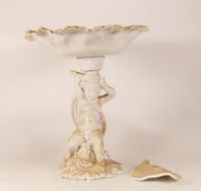 Late 19th Century Spode Putti Form Comport. Height: 29cm