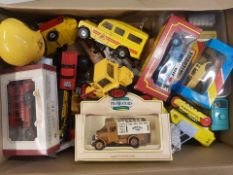 A Mixed Collection of Die Cast Vehicles to include Matchbox and Corgi examples