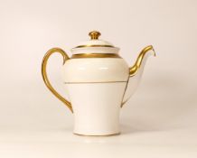 Minton Buckingham patterned Coffee Pot, height 20cm