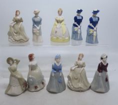 Wade lady figures from the my fair ladies series to include Rebecca, Caroline x2, Hannah x2, Lucy,