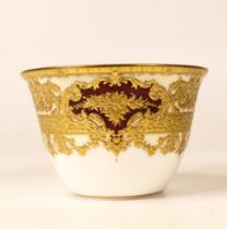 De Lamerie Fine Bone China Set of 6 Majestic pattern Arabic Tea Cups, diameter 6.8cm