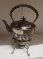 James Dixon & Sons, Victorian Silverplated Spirit Kettle