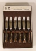 Arthur Price of England Olympic Steak Knifes, Set of Six in Original Box.
