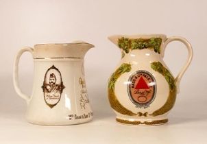 Bass Worthington Pale Ale Advertising Jug & similar Glenfiddich jug(2)