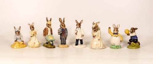 Royal Doulton Bunnykins to include Bride DB101, Groom DB102, Bridesmaid DB173, Harry DB73,