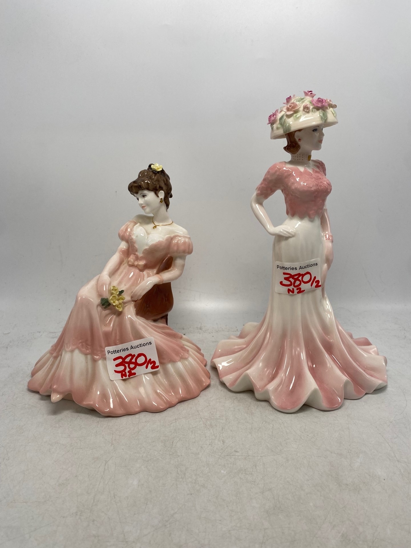 Coalport ladies of fashion figures Liz together with Thoughts of you (2)