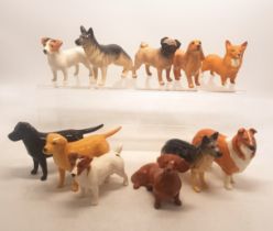 A collection of 11 small Beswick dogs to include Yorkshire Terrier, Jack Russell etc (11)