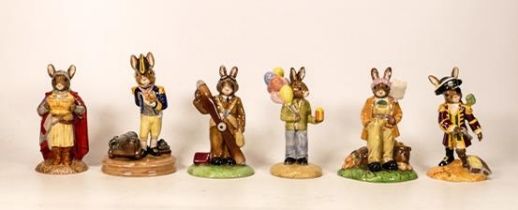 Royal Doulton bunnykins to include Ships Captain DB319, Congratulations DB291, Sir Galahad DB299,