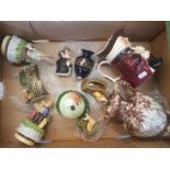 A mixed collection of ceramic items to include Sylvac and Eastgate Flora and Fauna novelty posy