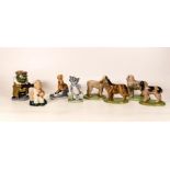 A Collection of Wade Figures to include Tom & Jerry Figure, Rabbit in a Shoe, Wind in the Willows