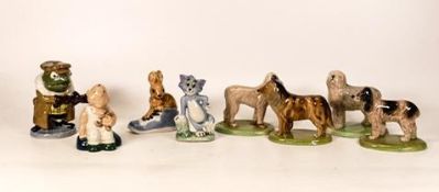 A Collection of Wade Figures to include Tom & Jerry Figure, Rabbit in a Shoe, Wind in the Willows