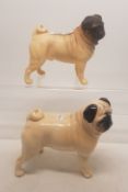 A collection of Beswick dogs to include Cutmil Cupie x 2, one matt, one gloss (2).
