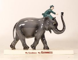 Coalport figure Elephant Keeper, limited edition 741/800. Zoo keepers neck reglued