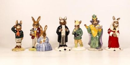 Royal Doulton Bunnykins to include Be Prepared DB56, Lawyer DB214, Judge DB188, Boy Skater DB152,