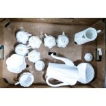A collection of Shelley Dainty coffee set together with hot water jug ( 16 pieces)