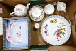 A mixed collection of items to include Foley Somerset breakfast for one set , Royal Worcester