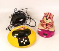 Grandstand Leisure Products Munchman mini arcade game together with Bagpuss alarm clock (2)