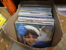 Four boxes of various vinyl LPs to include Jazz, Folk/Country, Classical and various other genres