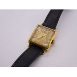 A Ladies 18ct gold Gubelin dress watch