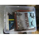 A set of Military books mostly relating to World War II, 2 boxes