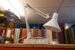 Vintage white anglepoise lamp