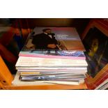 Selection of vinyl LP records, various genres, mainly 1960s Easy Listening