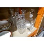 9 crystal decanters