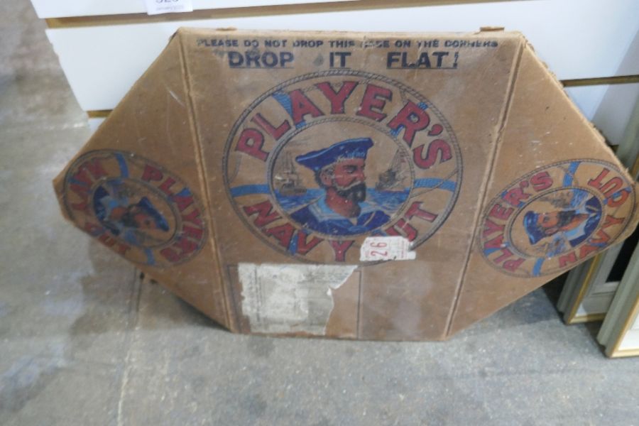 A similar smaller Player's Navy Cut advertising flat packed box - Image 4 of 10