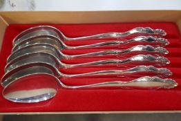 A quantity of high quality Norwegian silverware, possibly by T M Marthinsen, Tonsberg, comprising of